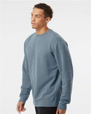 Independent Trading Co. Midweight Pigment-Dyed Crewneck Sweatshirt PRM3500 - Pigment Slate Blue