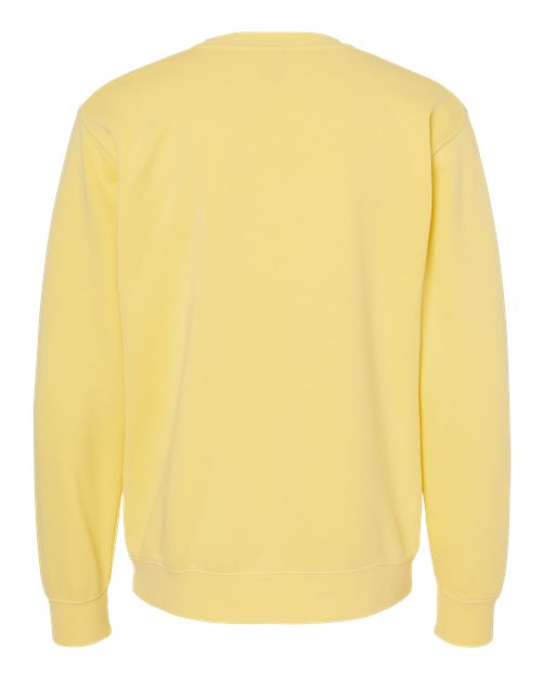 Independent Trading Co. Midweight Pigment-Dyed Crewneck Sweatshirt PRM3500 - Pigment Yellow