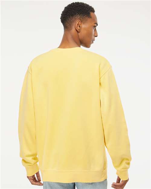 Independent Trading Co. Midweight Pigment-Dyed Crewneck Sweatshirt PRM3500 - Pigment Yellow