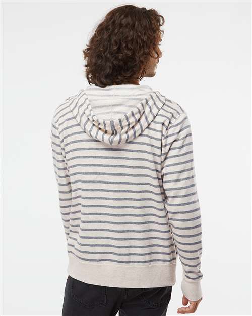 Independent Trading Co. Heathered French Terry Full-Zip Hooded Sweatshirt PRM90HTZ