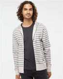 Independent Trading Co. Heathered French Terry Full-Zip Hooded Sweatshirt PRM90HTZ