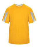 Badger Striker T-Shirt 4176 - Gold/ White