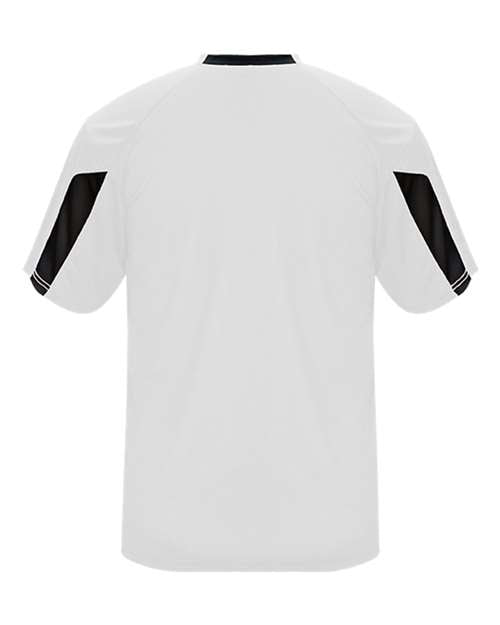 Badger Striker T-Shirt 4176 - White/ Black