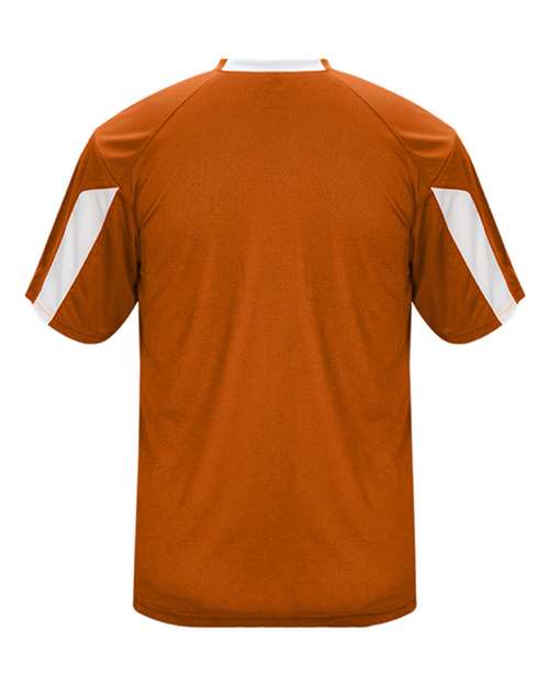 Badger Striker T-Shirt 4176 - Burnt Orange/ White