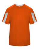 Badger Striker T-Shirt 4176 - Burnt Orange/ White