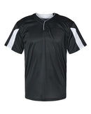 Alleson Athletic Striker Placket 7976 - Black/ White