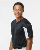 Alleson Athletic Striker Placket 7976 - Black/ White