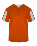 Alleson Athletic Striker Placket 7976 - Burnt Orange/ White
