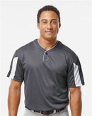 Alleson Athletic Striker Placket 7976 - Graphite/ White