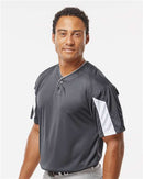 Alleson Athletic Striker Placket 7976 - Graphite/ White