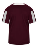 Alleson Athletic Striker Placket 7976 - Maroon/ White