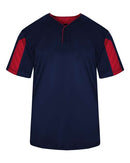 Alleson Athletic Striker Placket 7976 - Navy/ Red
