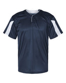Alleson Athletic Striker Placket 7976 - Navy/ White
