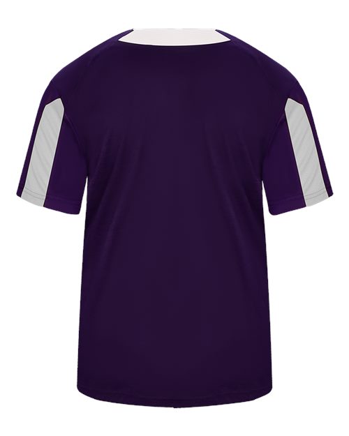 Alleson Athletic Striker Placket 7976 - Purple/ White