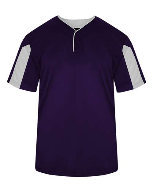 Alleson Athletic Striker Placket 7976 - Purple/ White