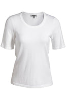 Edwards Ladies Short Sleeve Scoop Neck Sweater [