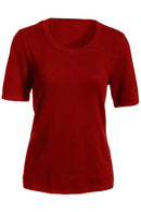 Edwards Ladies Short Sleeve Scoop Neck Sweater [