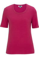 Edwards Ladies Short Sleeve Scoop Neck Sweater [