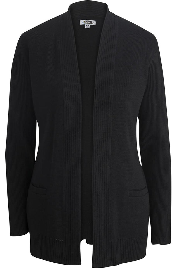 Edwards Ladies Open Cardigan Acrylic Sweater [#7059].  Live Chat for Bulk Discounts