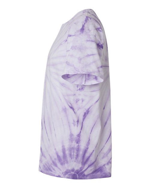 Dyenomite Cyclone Pinwheel Tie-Dyed T-Shirt 200CY - Lavender