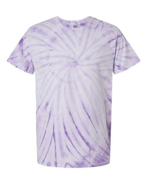 Dyenomite Cyclone Pinwheel Tie-Dyed T-Shirt 200CY - Lavender