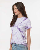 Dyenomite Cyclone Pinwheel Tie-Dyed T-Shirt 200CY - Lavender