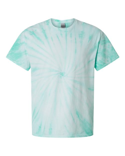 Dyenomite Cyclone Pinwheel Tie-Dyed T-Shirt 200CY - Mint