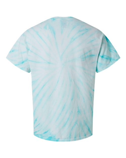 Dyenomite Cyclone Pinwheel Tie-Dyed T-Shirt 200CY - Pale Turquoise