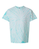 Dyenomite Cyclone Pinwheel Tie-Dyed T-Shirt 200CY - Pale Turquoise