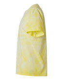 Dyenomite Cyclone Pinwheel Tie-Dyed T-Shirt 200CY - Pale Yellow