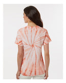 Dyenomite Cyclone Pinwheel Tie-Dyed T-Shirt 200CY - Peach