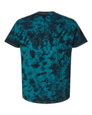 Dyenomite Crystal Tie-Dyed T-Shirt 200CR - Black/ Teal