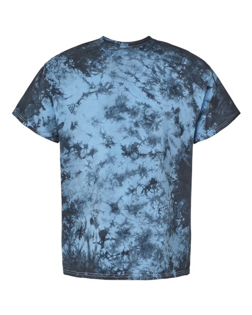 Dyenomite Crystal Tie-Dyed T-Shirt 200CR - Black/ Columbia