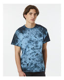 Dyenomite Crystal Tie-Dyed T-Shirt 200CR - Black/ Columbia