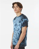 Dyenomite Crystal Tie-Dyed T-Shirt 200CR - Black/ Columbia