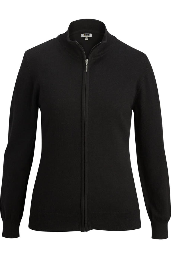 Edwards Ladies Full-Zip Cardigan [#7064].  Live Chat for Bulk Discounts