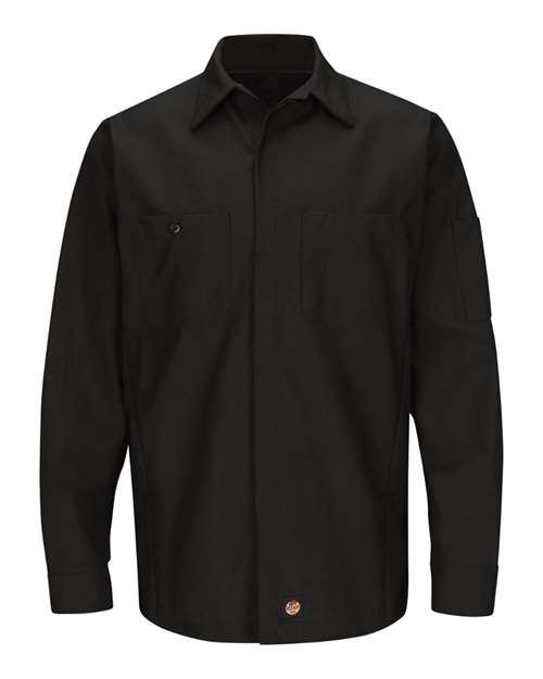 Red Kap Long Sleeve Automotive Crew Shirt SY10