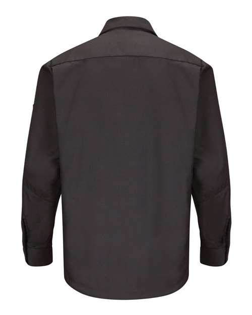 Red Kap Long Sleeve Automotive Crew Shirt SY10