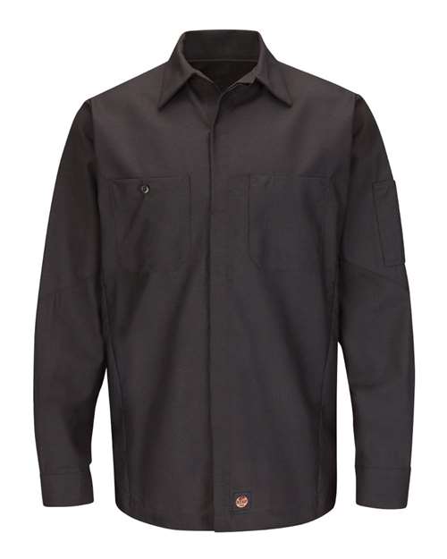 Red Kap Long Sleeve Automotive Crew Shirt SY10