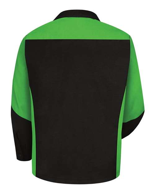 Red Kap Long Sleeve Automotive Crew Shirt SY10