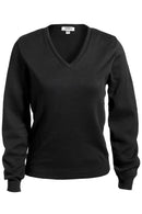 Edwards Ladies V-Neck Cotton Sweater [