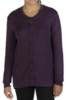 Edwards Ladies Crew Neck Button Front Cardigan [