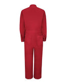 Red Kap Zip-Front Cotton Coverall - Tall Sizes CC18T