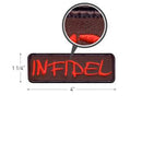 Rothco Infidel Morale Patch. Item