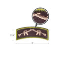 Rothco Crossed Rifles Morale Patch. Item
