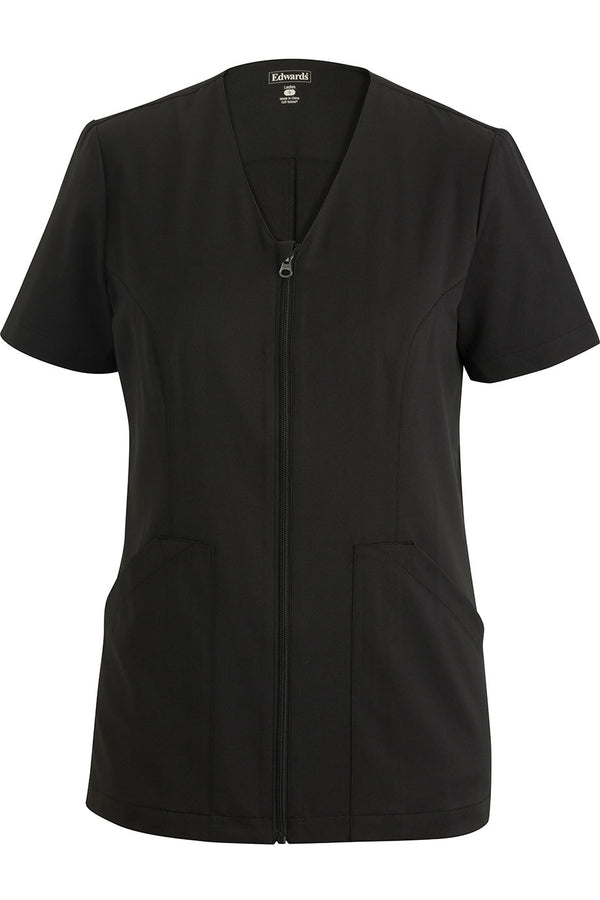Edwards Ladies Zip Tunic [#7260].  Live Chat for Bulk Discounts