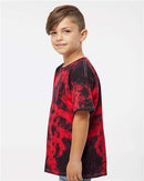 Dyenomite Youth Crystal Tie-Dyed T-Shirt 20BCR