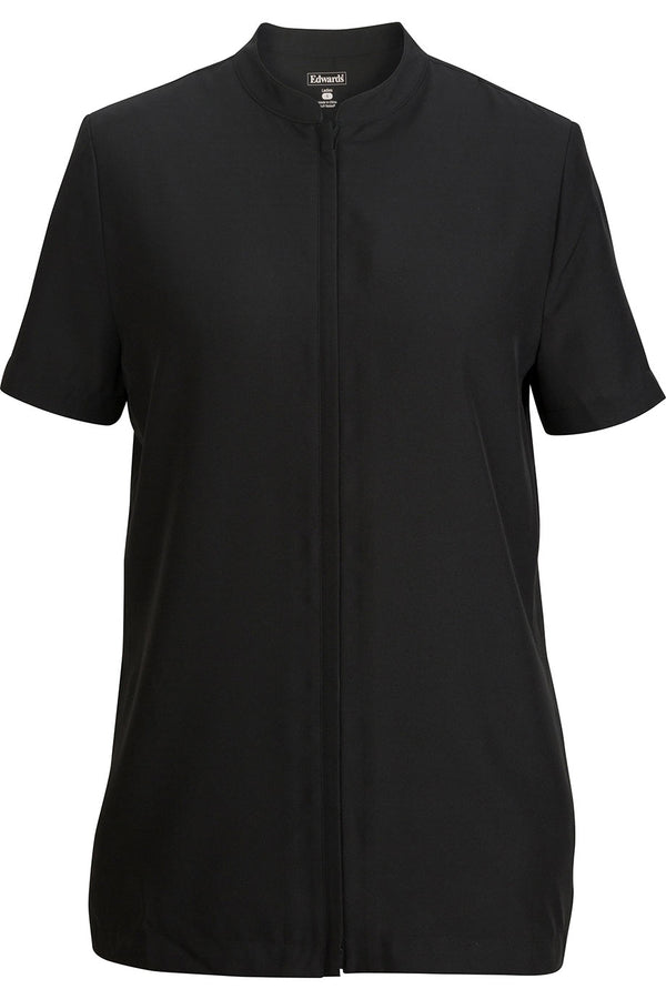 Edwards Ladies Essential Soft-Stretch Full-Zip Poly Tunic [#7292].  Live Chat for Bulk Discounts