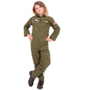Rothco Kid's Flight Coverall With Patches - Olive Drab. Item
