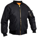 Rothco Womens MA-1 Flight Jacket - Black. Item
